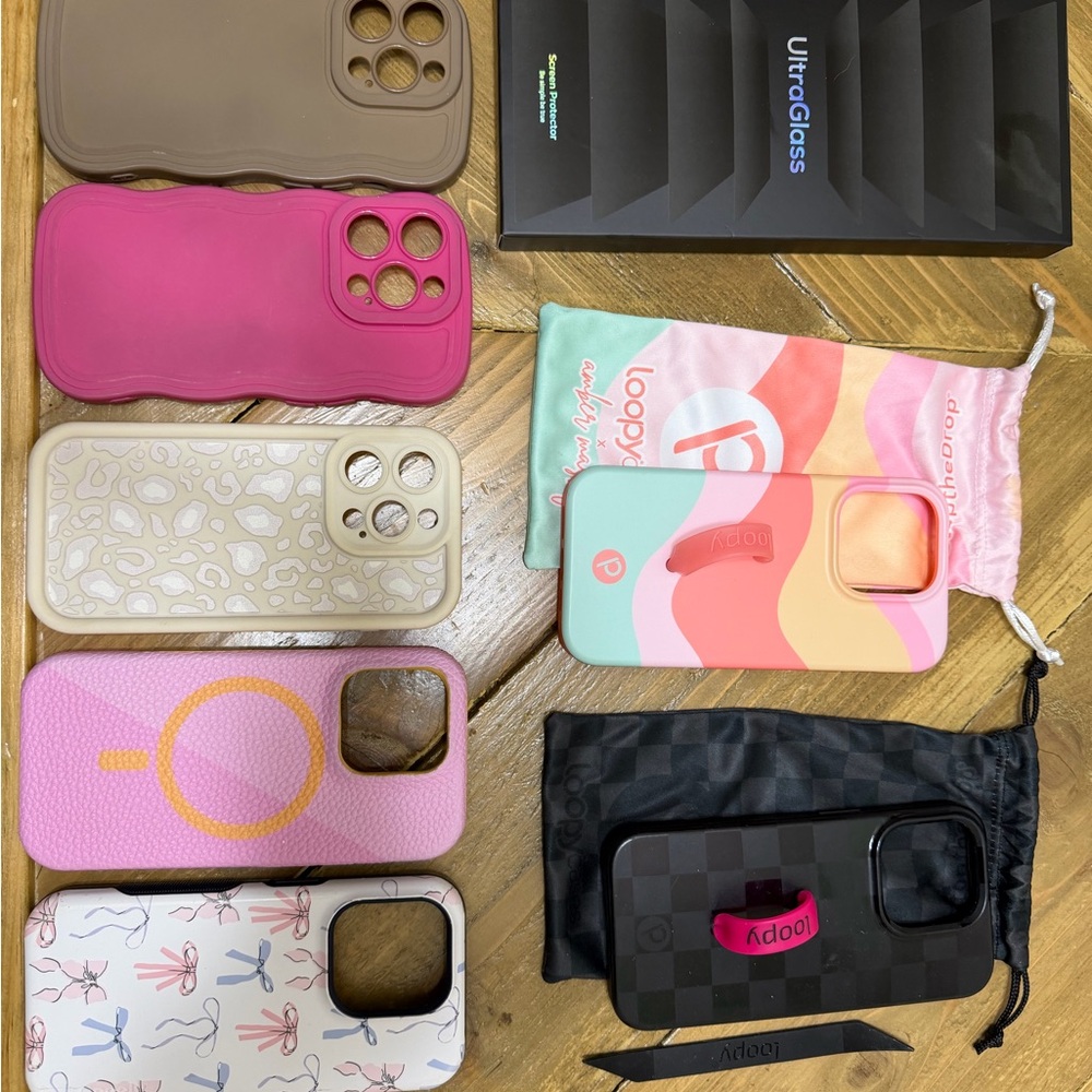 iPhone 15Pro phone cases and screen protector